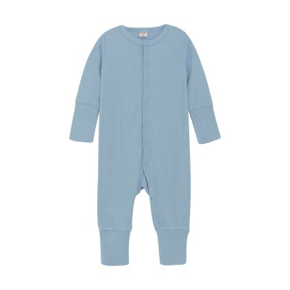 Dětský overal z bambusu a bavlny Dusty Blue CeLaVi
