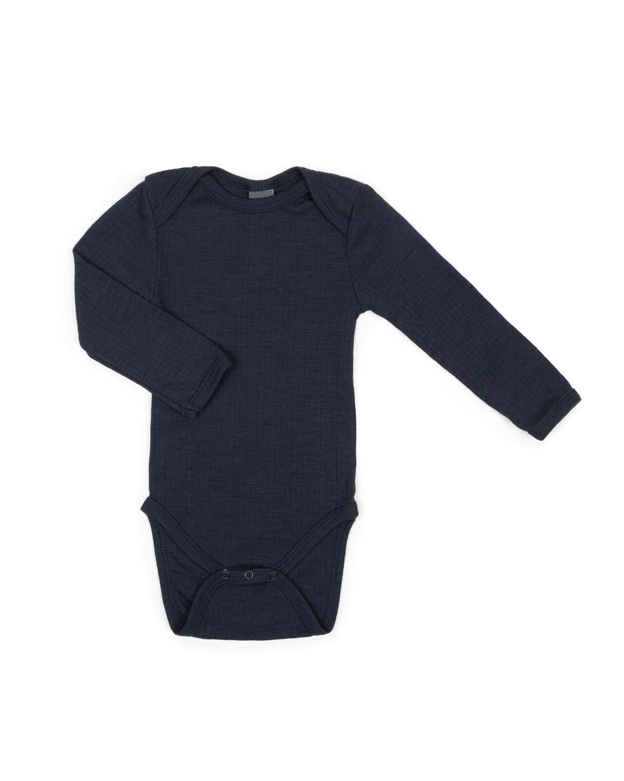 Merino body dětské dlouhý rukáv modré navy Smallstuff Velikost: 62