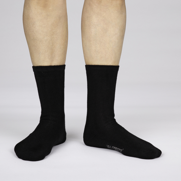 Dámské jednobarevné merino ponožky s vlněným froté na podrážce barva černá COMFY SAFA Velikost: 36-40