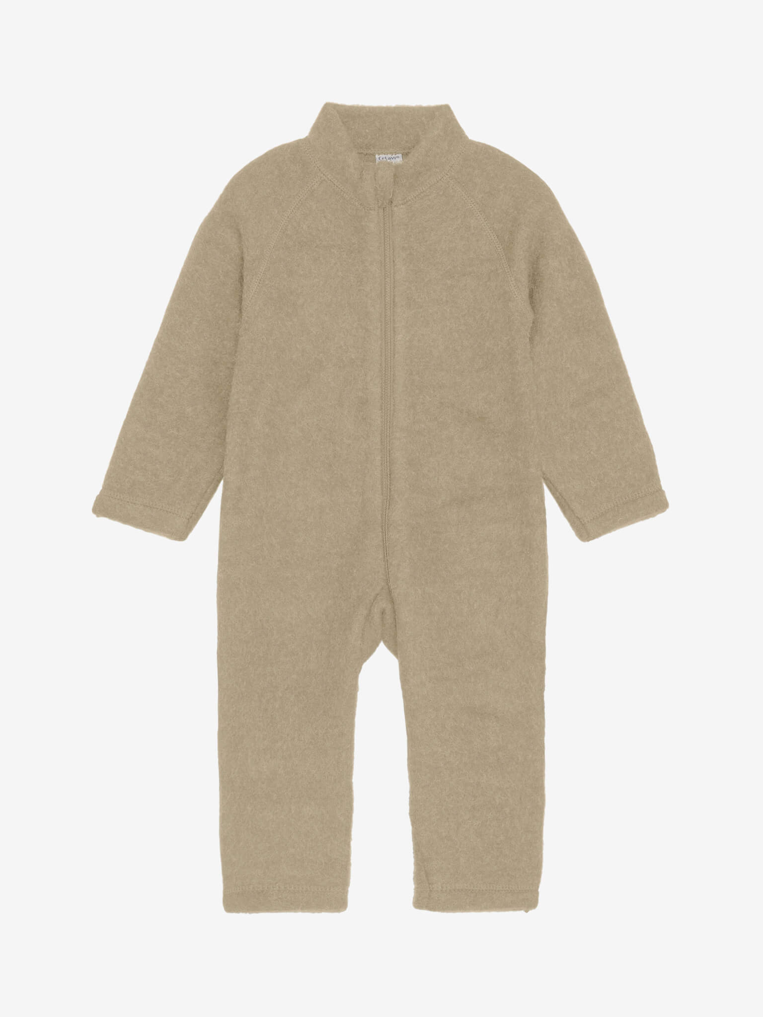 Merino overal na zip béžový Savannah Tan CeLaVi Velikost: 74/80