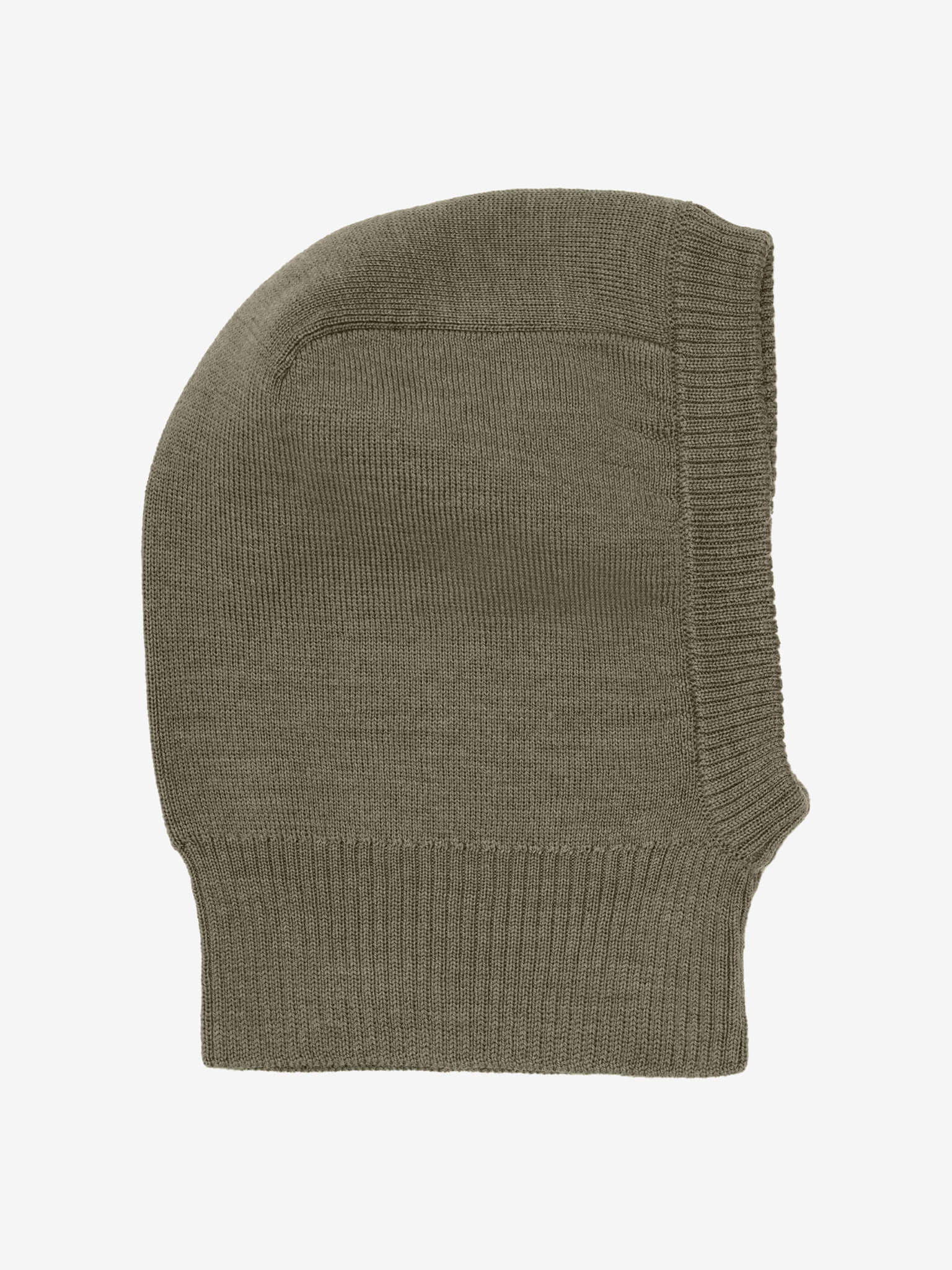 Dětská pletená merino kukla khaki Dusky Green CeLaVi Velikost: 50cm (vel 92)