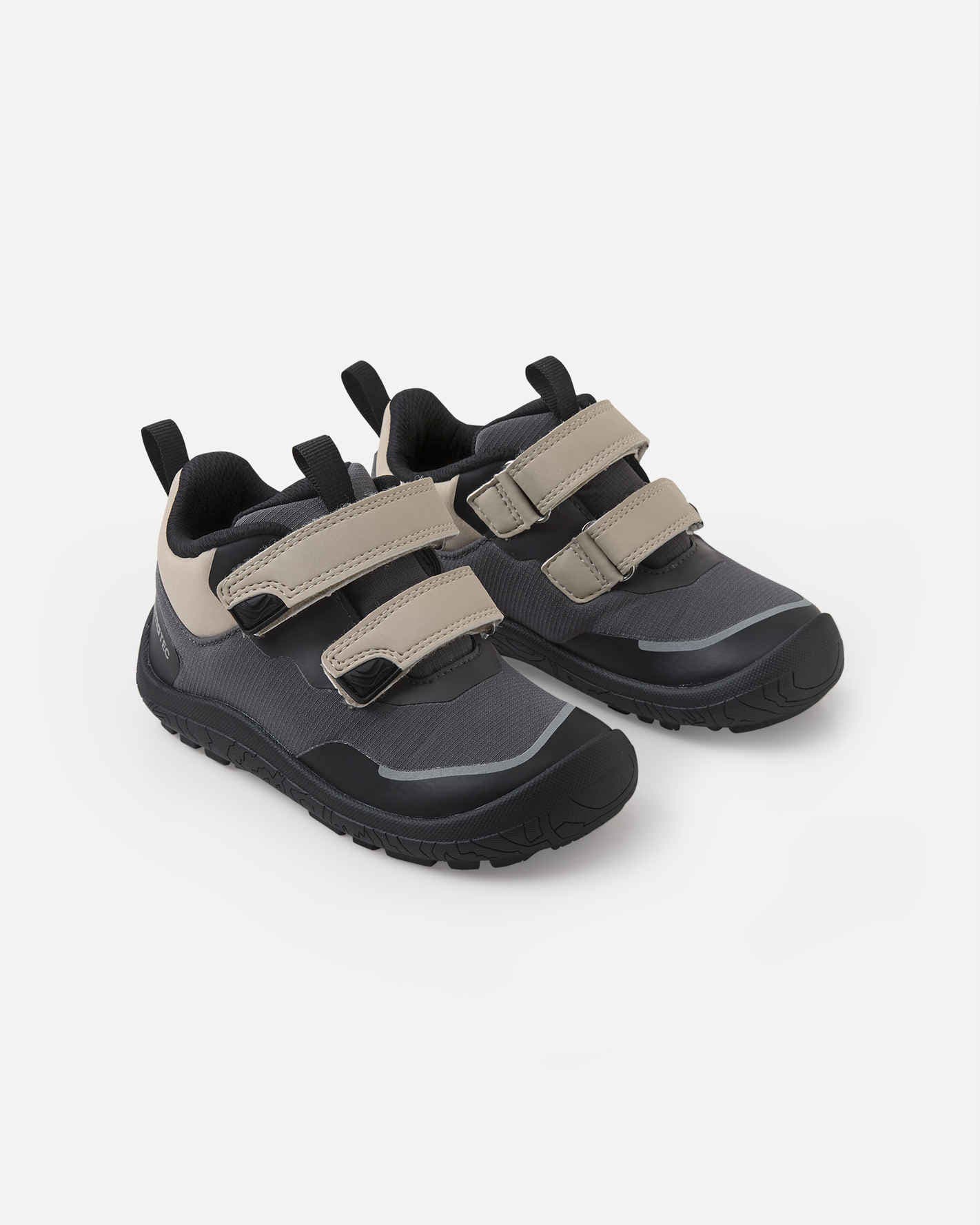 Dětské barefoot boty s voděodolnou membránou Soft black Reima Viikari Velikost: 22