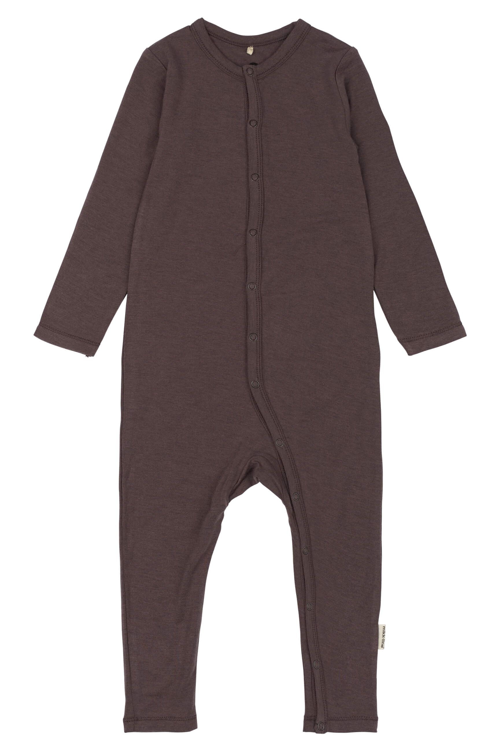 Merino-bambusový overal hnědý Sparrow Mikk-Line Velikost: 80