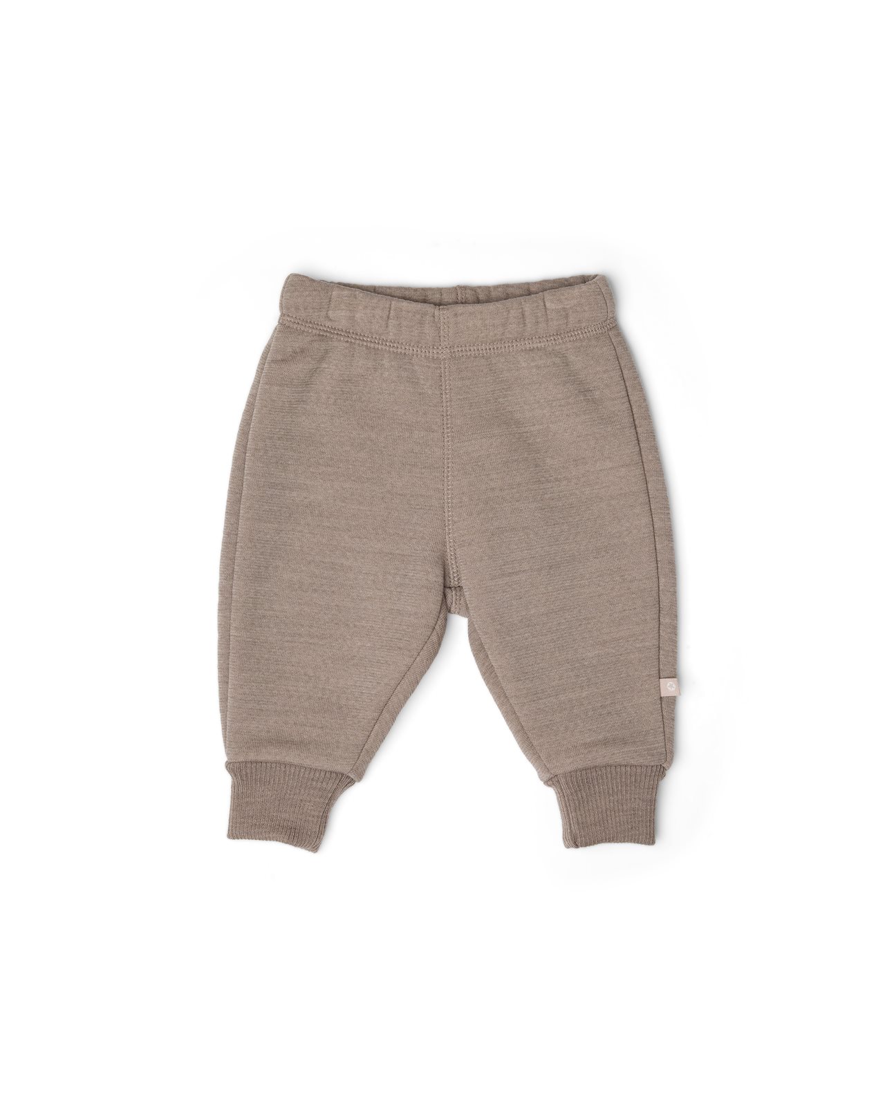 Rostoucí merino kalhoty hnědé nature melange Smallstuff Velikost: 116/122