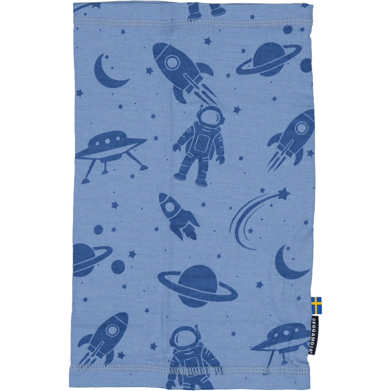 Dětský merino nákrčník Geggamoja - Blue Astro