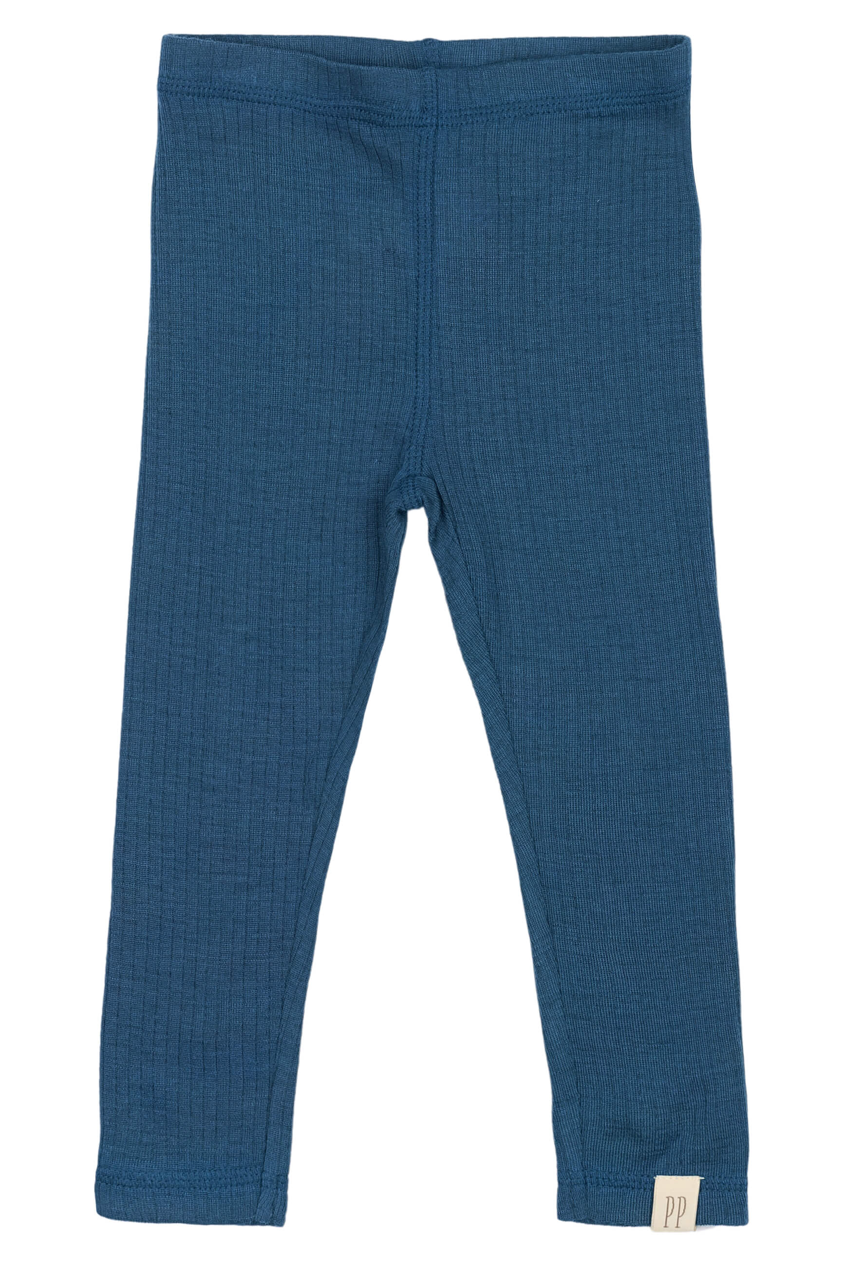 Dětské merino legíny PETIT PIAO - modré Ensign Blue Velikost: 62