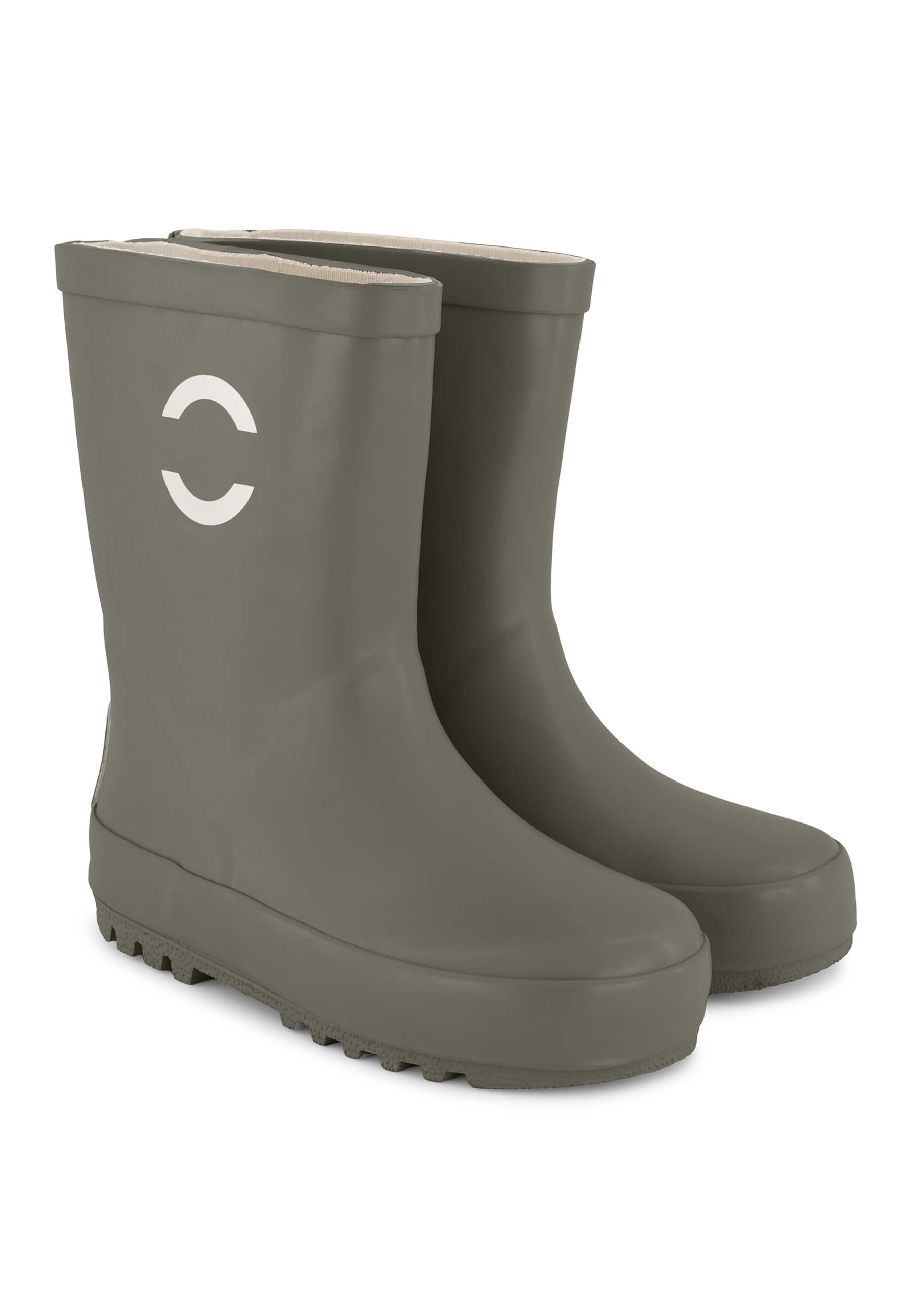 Dětské holínky Mikk-Line 3806NOOS - zelené Dusty Olive Velikost: 22