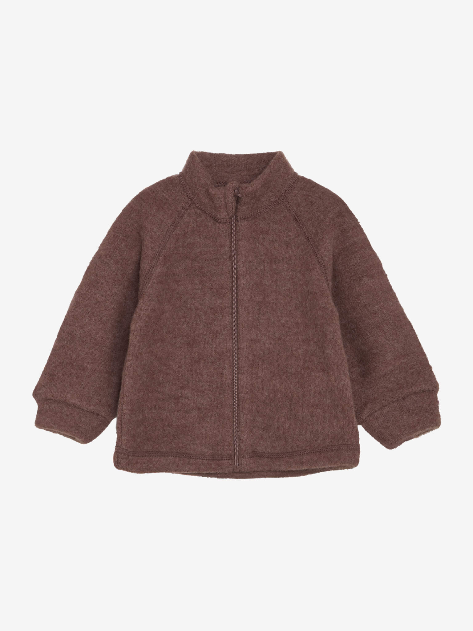 Dětská merino mikina na zip CeLaVi - hnědá Marron Velikost: 98/104