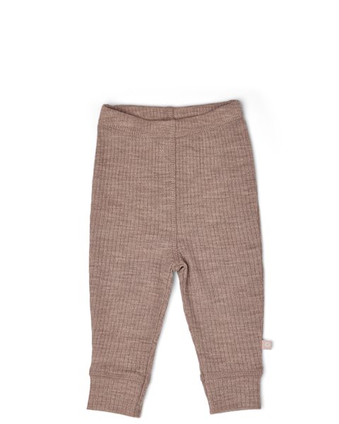 Merino legíny Smallstuff - hnědé powder Velikost: 98