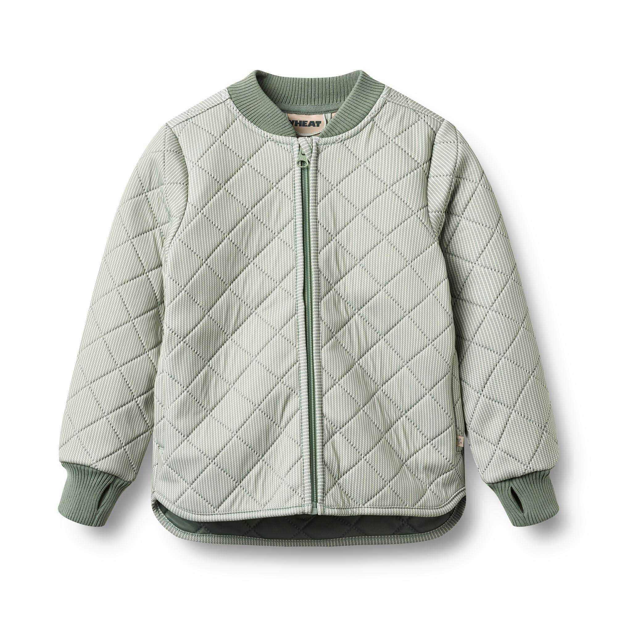 Termo bunda pro děti Wheat - green stripe Velikost: 74