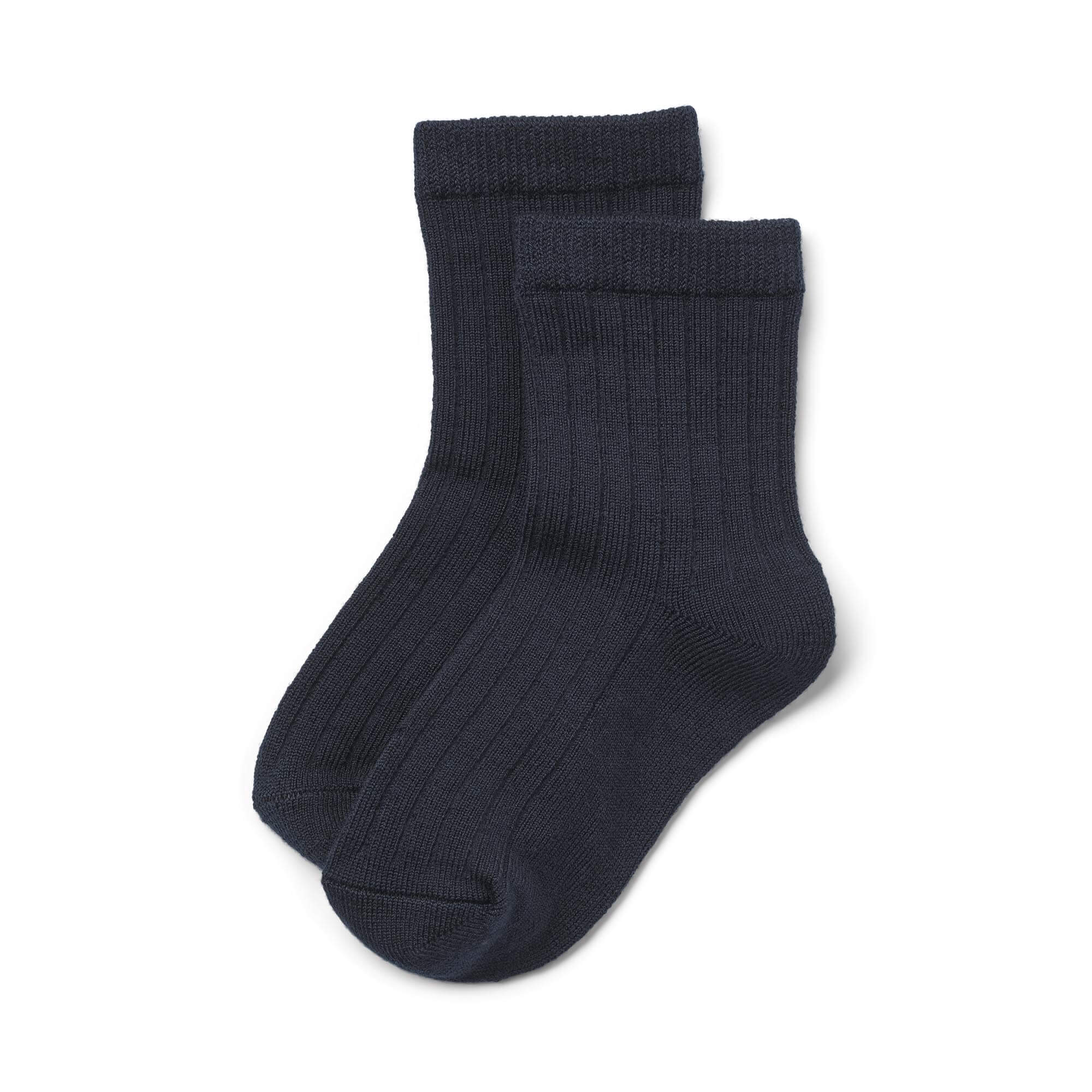 Dětské merino ponožky Wheat - Vilde modré Velikost: 29-32