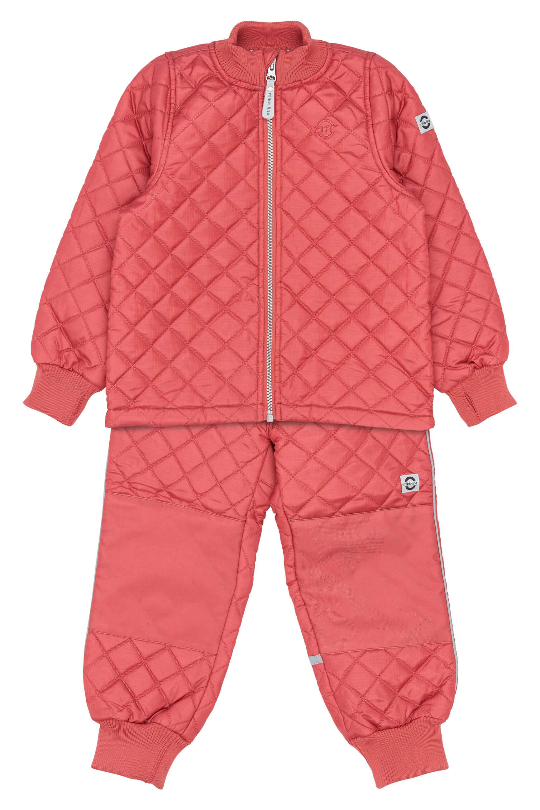 Dětský termo set bunda a kalhoty Mikk-Line 4205ML - Cranberry Velikost: 122