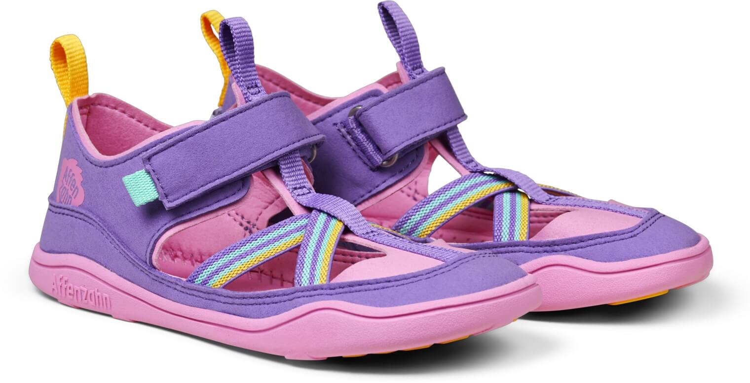 Dětské barefoot sandály Affenzahn - Sandal Vegan Breezy Creative Toucan Velikost: 21