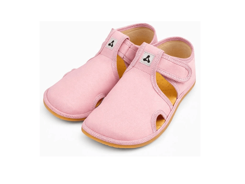 Antal Shoes Dětské barefoot papuče - Antal Rascal Basic růžové Velikost: 27
