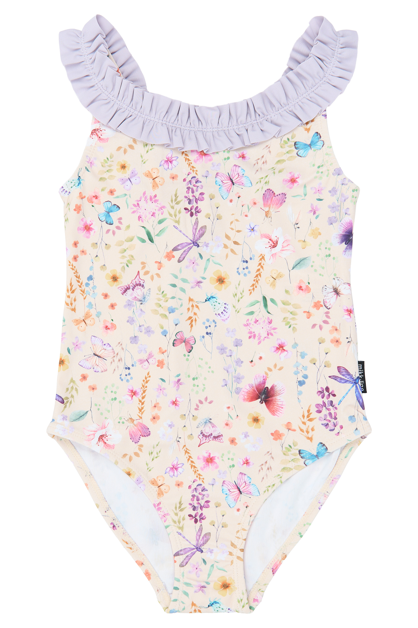 Dětské dívčí plavky Mikk-Line - 1010ML Butterfly Velikost: 110/116