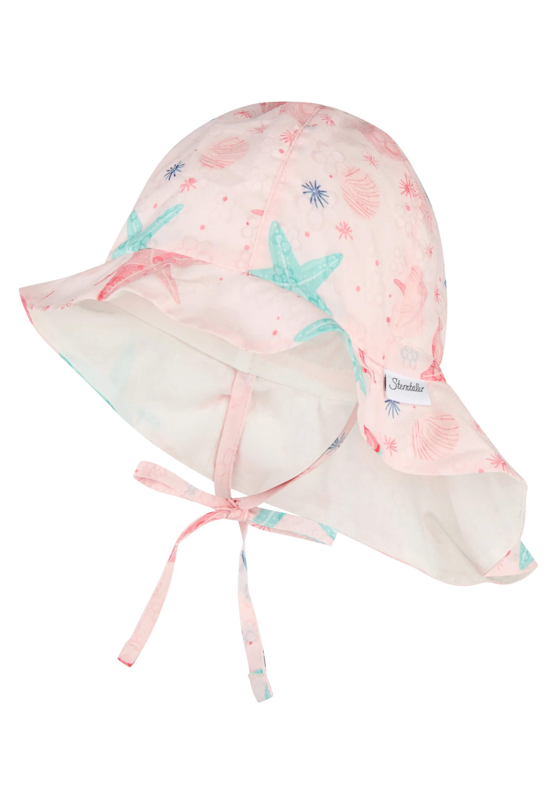 Dětský letní klobouk STERNTALER - růžový Starfish Velikost: 51cm
