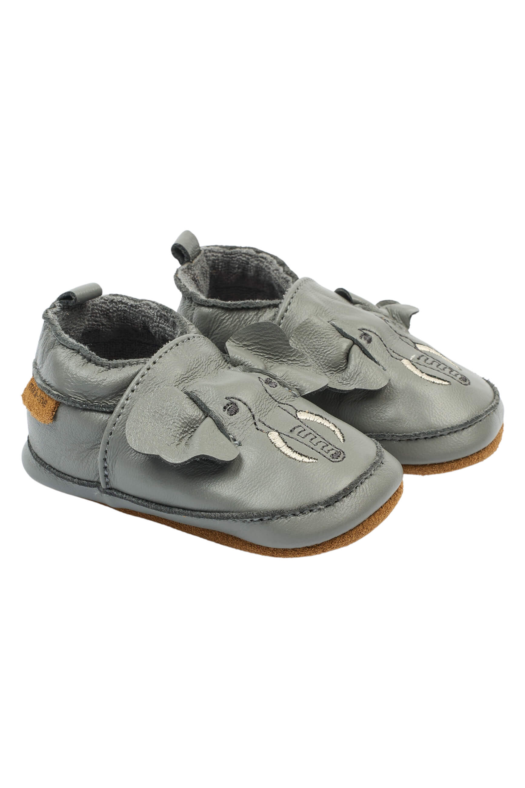 Dětské bačkůrky (capáčky) kožené Mikk-Line 2001ML - Elephant Velikost: 0-6m