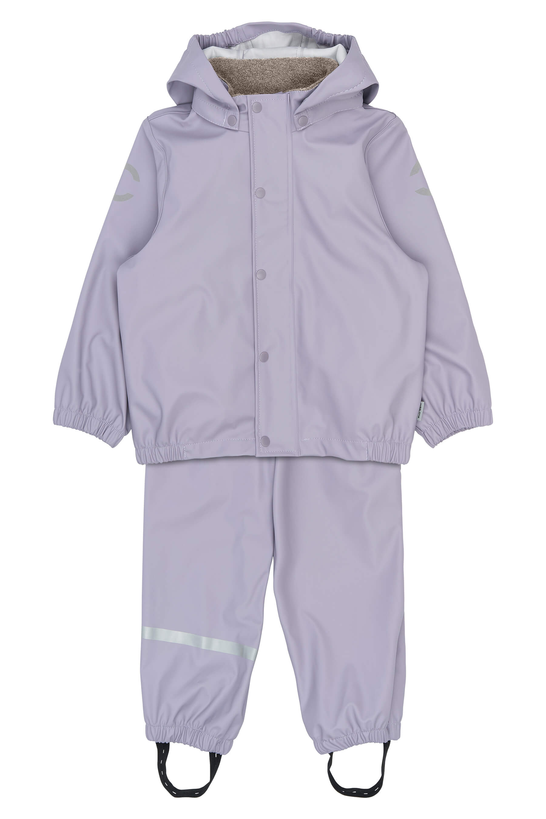 Dětská nepromokavá souprava do deště Mikk-Line - Lavender Gray Velikost: 74