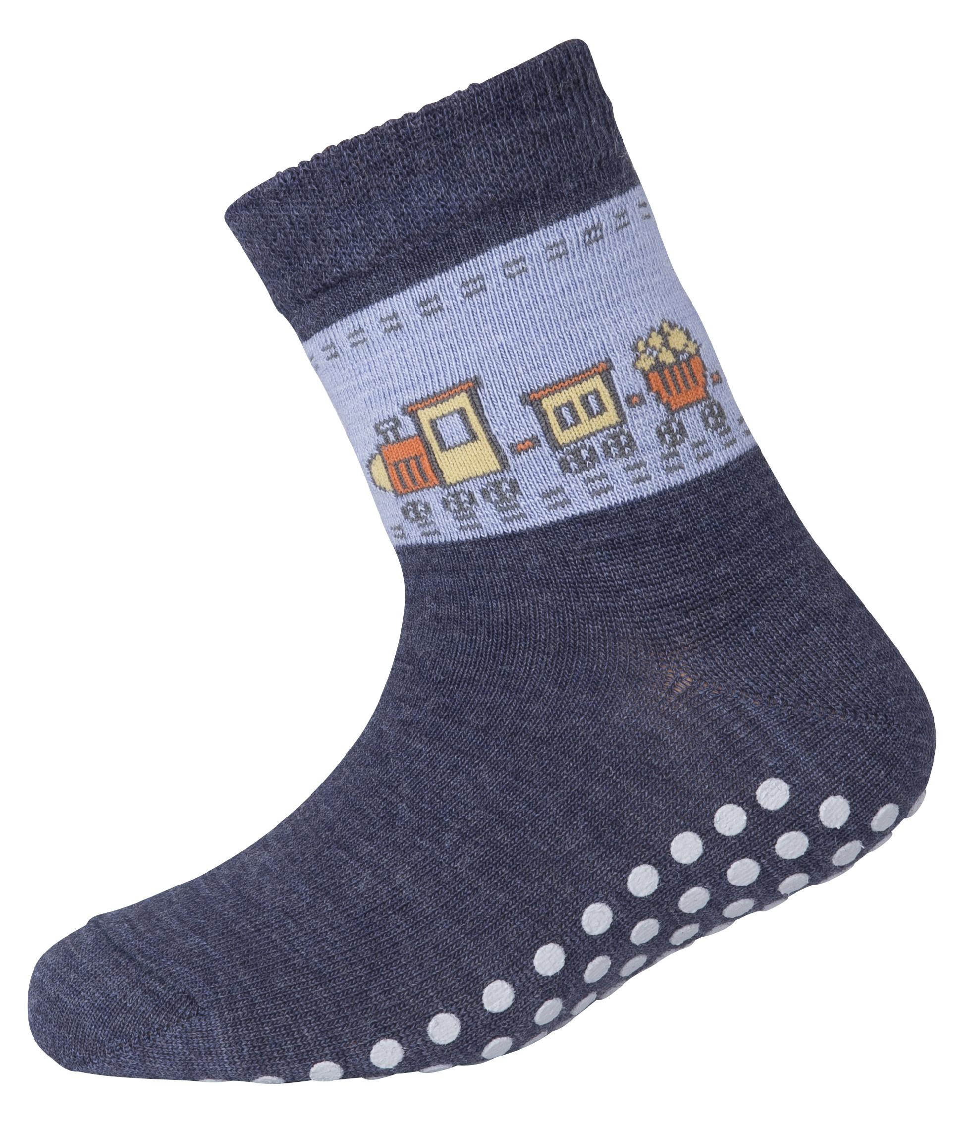 Protiskluzové merino ponožky 2 páry modré STOMPA SAFA Velikost: 23-26