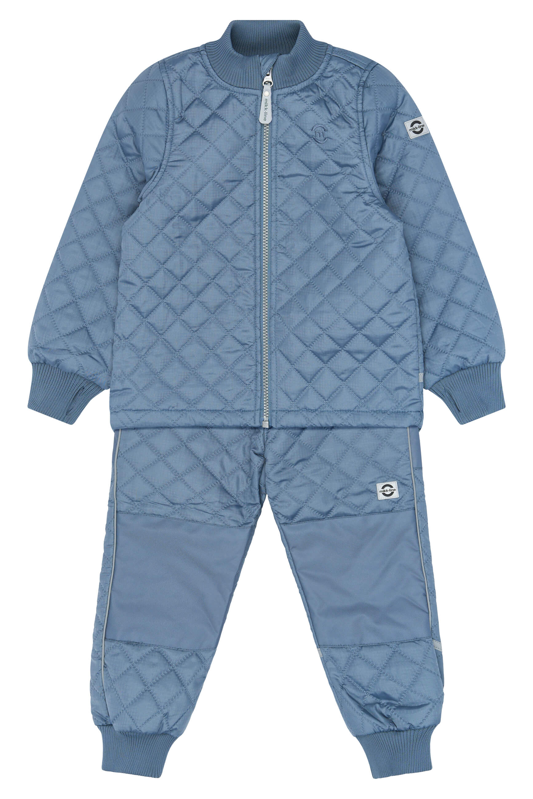 Termo souprava pro děti bunda a kalhoty Mikk-Line Basic - modrá Blue Mirage Velikost: 128