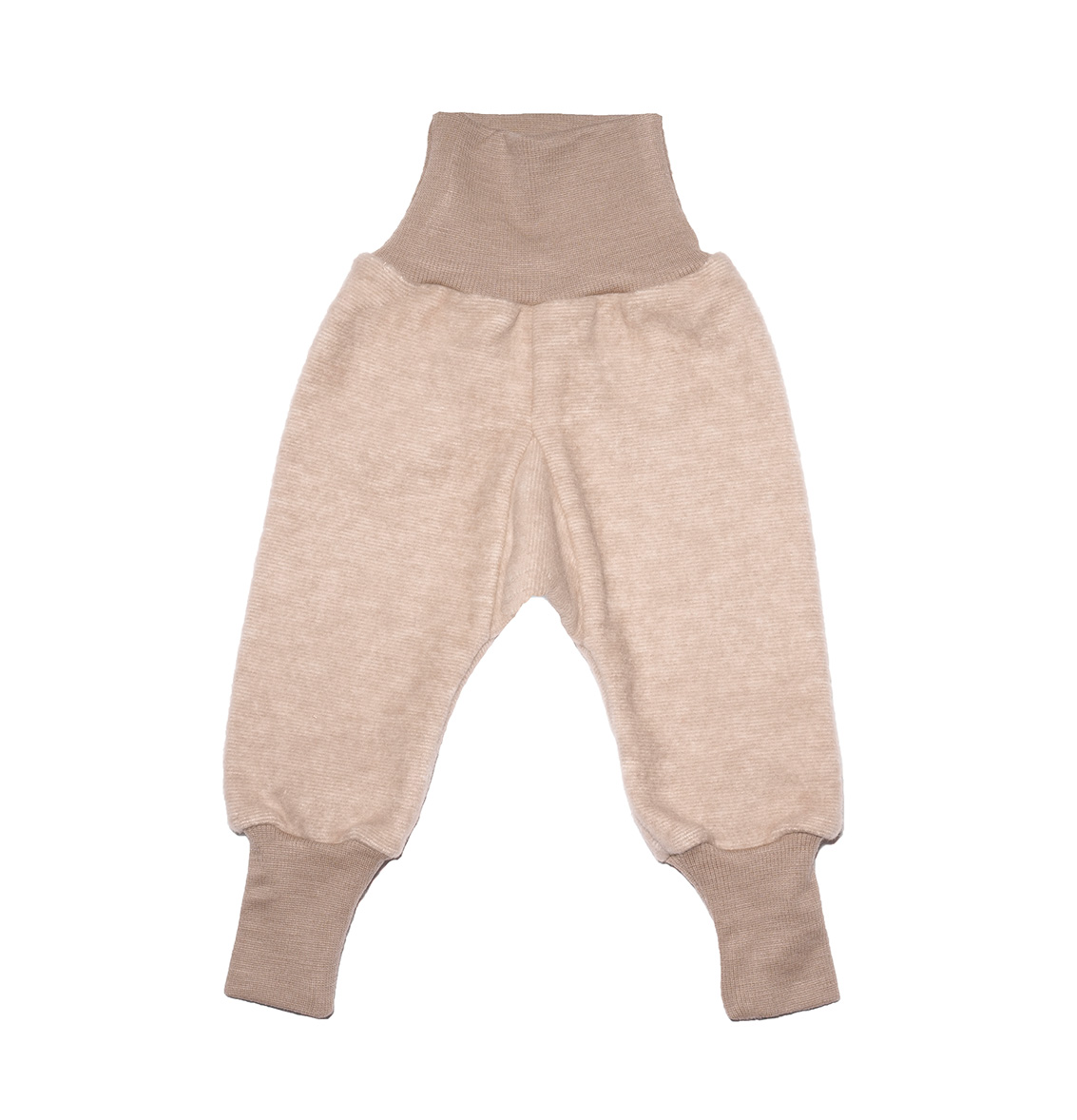 Rostoucí dětské kalhoty merino fleece Cosilana krémové Velikost: 50/56