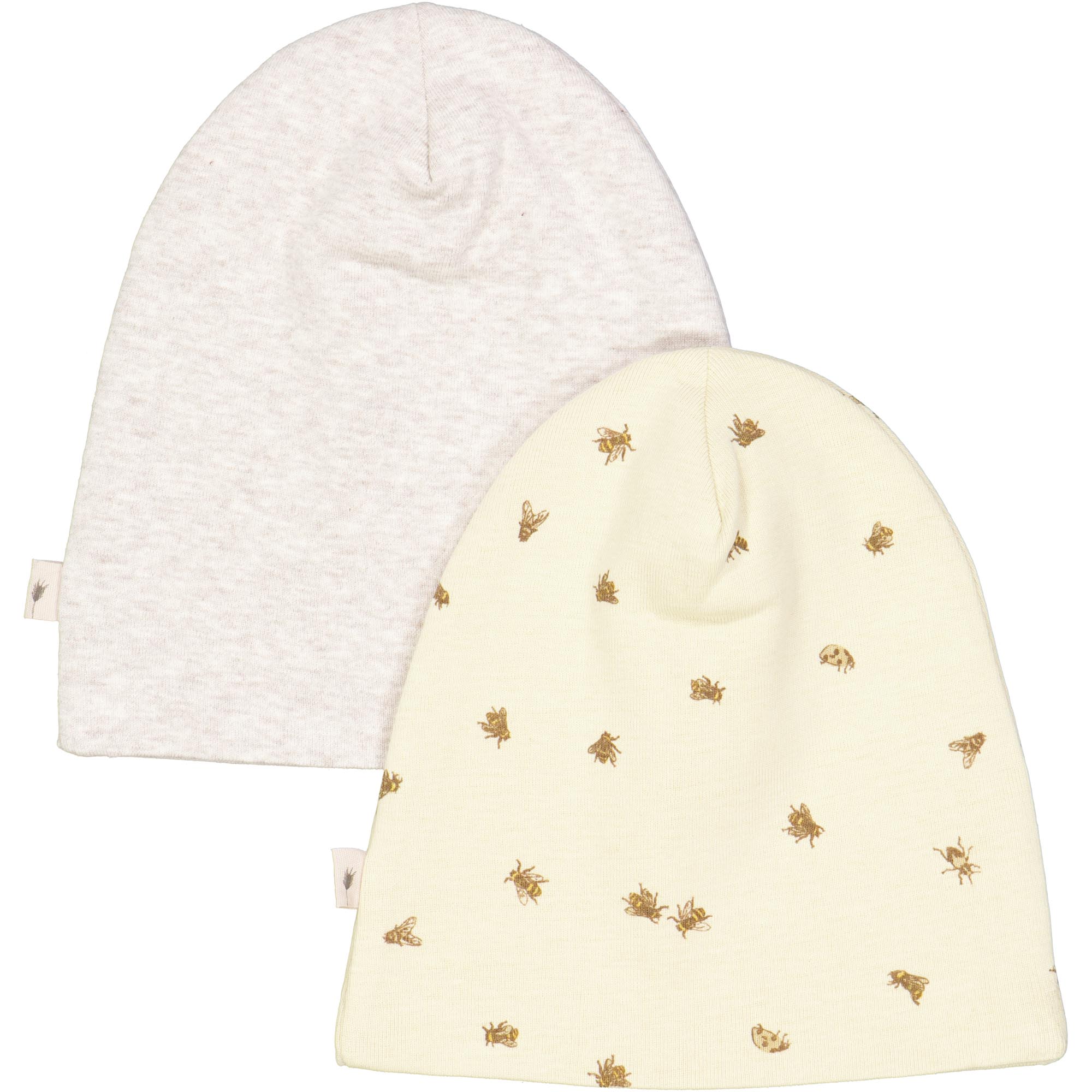 Sada dvou měkkých čepic Aidan clam bumblebee WHEAT Velikost: 56-57cm (10-12let)