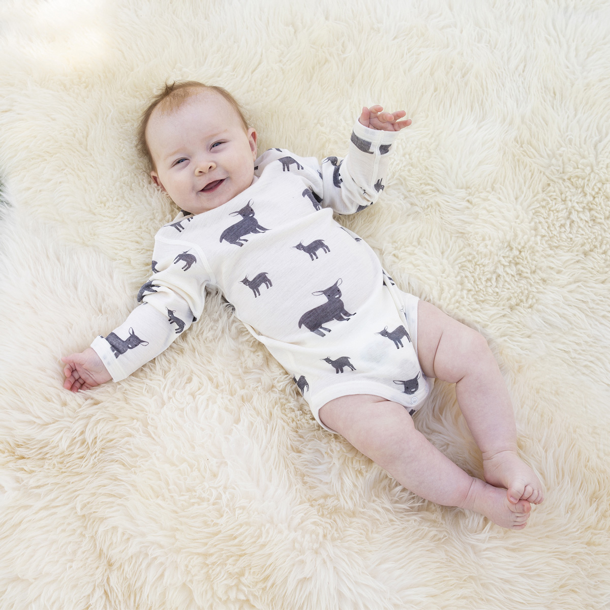 Merino body bílý beránek SAFA Velikost: 62/68