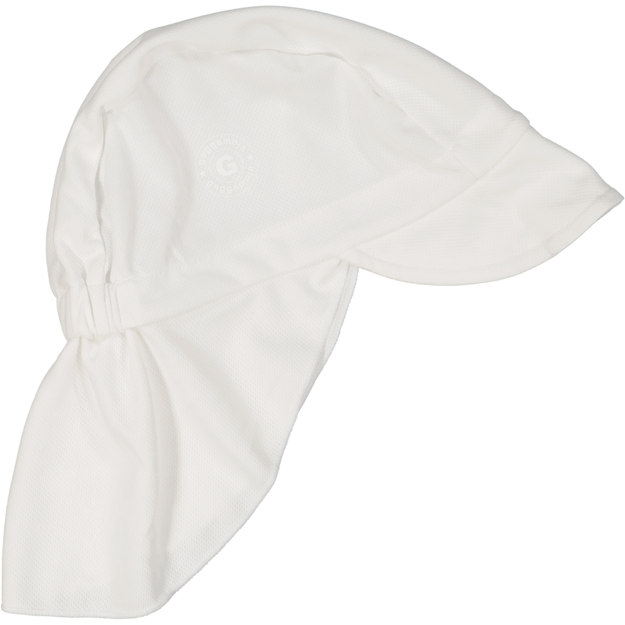Dětský UV klobouk s kšiltem proti slunci Offwhite Geggamoja Velikost: 49-54cm (10-24 měsíců)