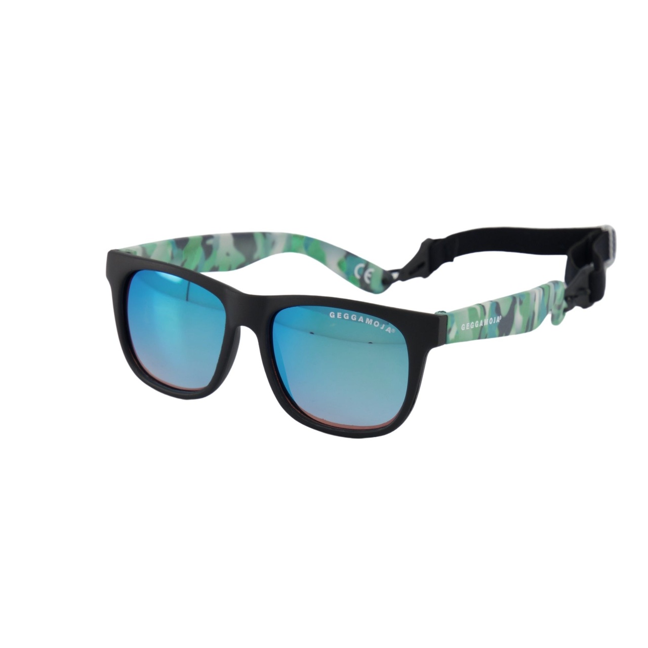 Dětské sluneční brýle 6-11 let Camouflage Geggamoja