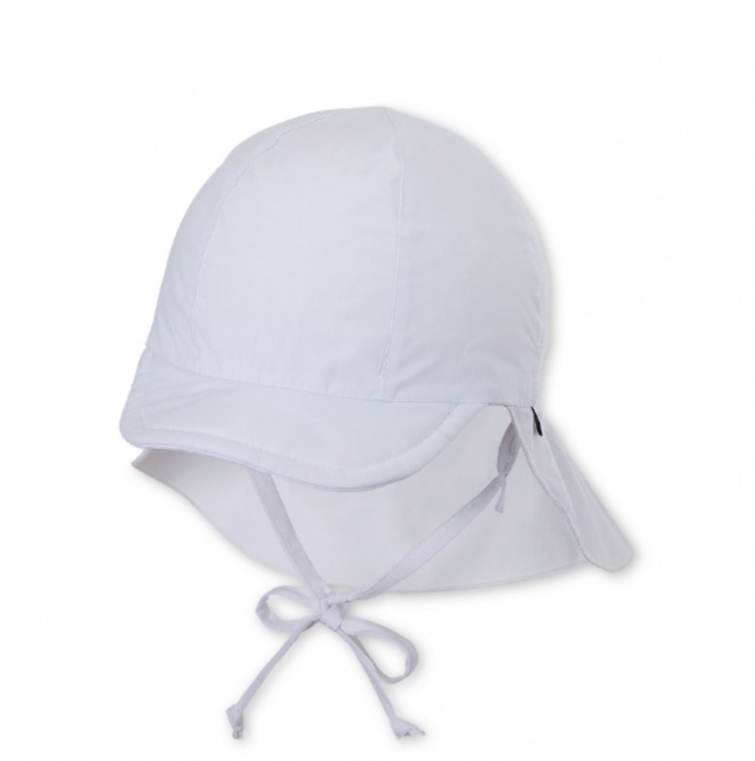 Dětský UV klobouk s plachetkou plátno UV 50+ barva bílá STERNTALER Velikost: 53cm