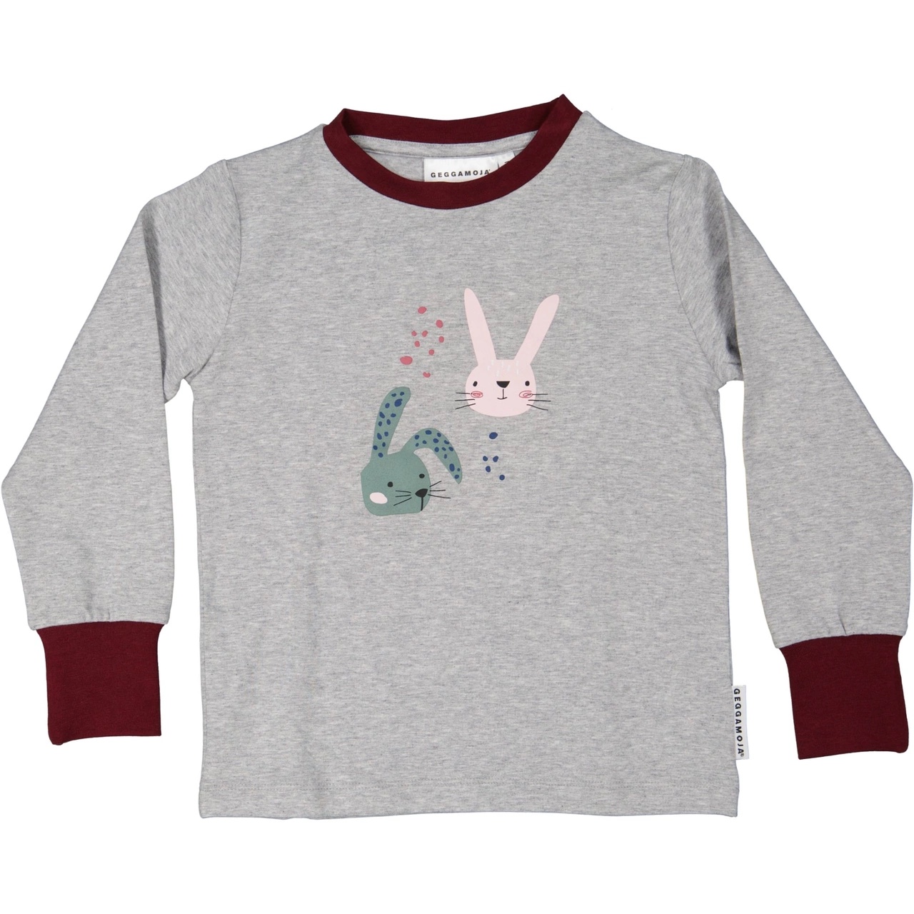 Dětské bambusové tričko s dlouhým rukávem Rabbit Geggamoja Velikost: 122/128