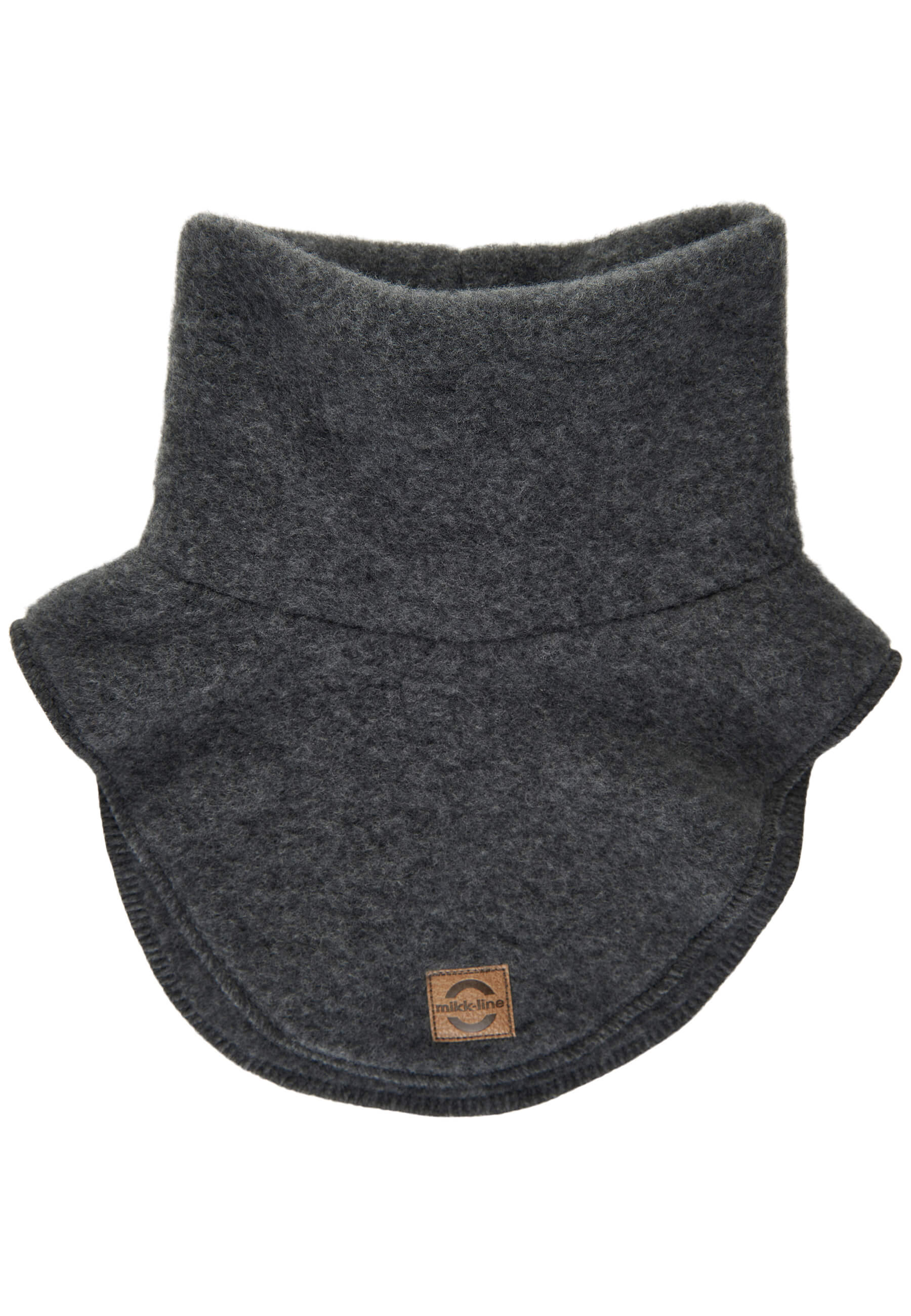 Dětský nákrčník z merino vlny Anthracite Melange Mikk-Line 50042 Velikost: 62/68