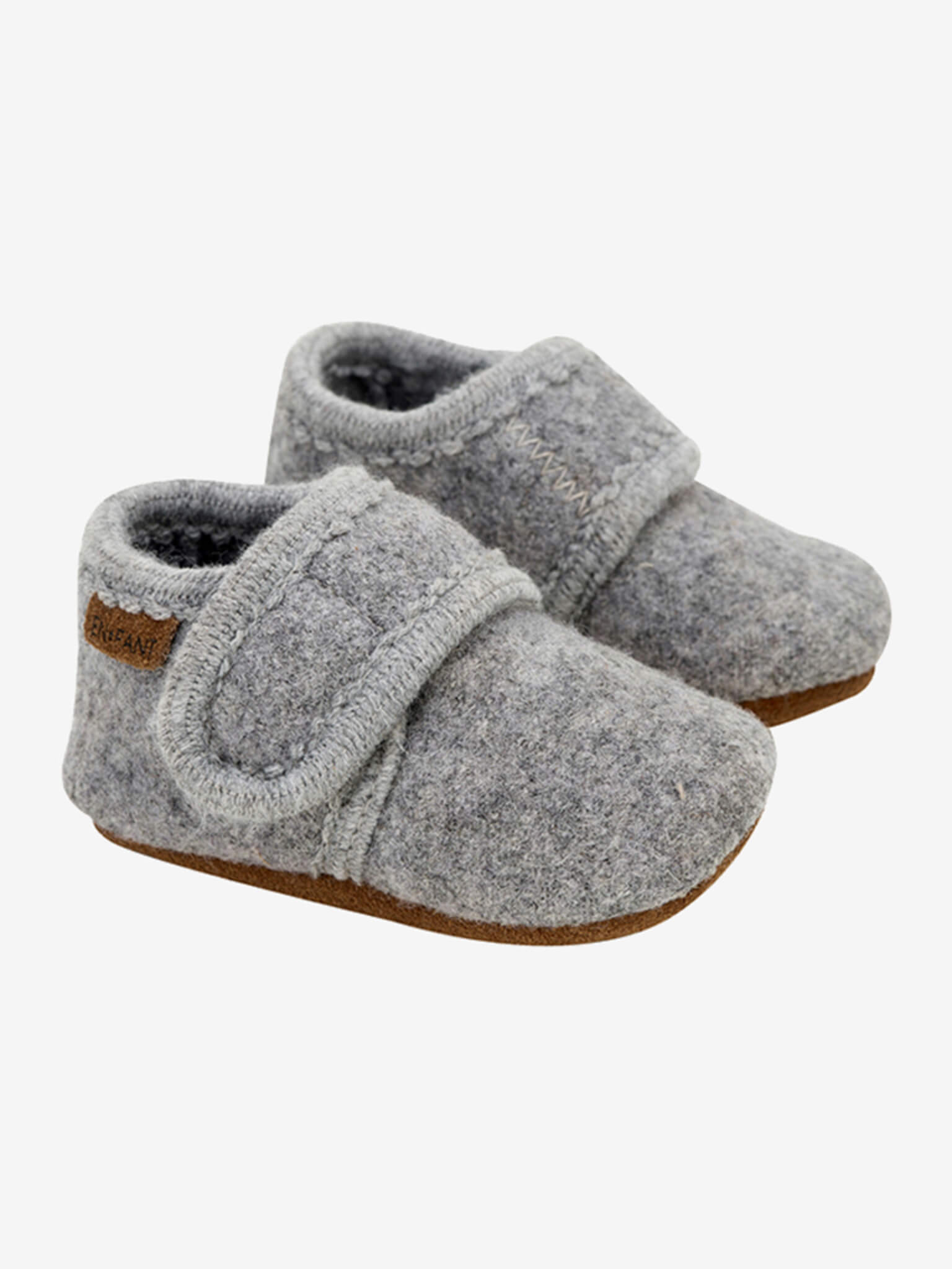 Dětské bačkůrky 100% vlna šedé Grey Melange En Fant Velikost: 27/28