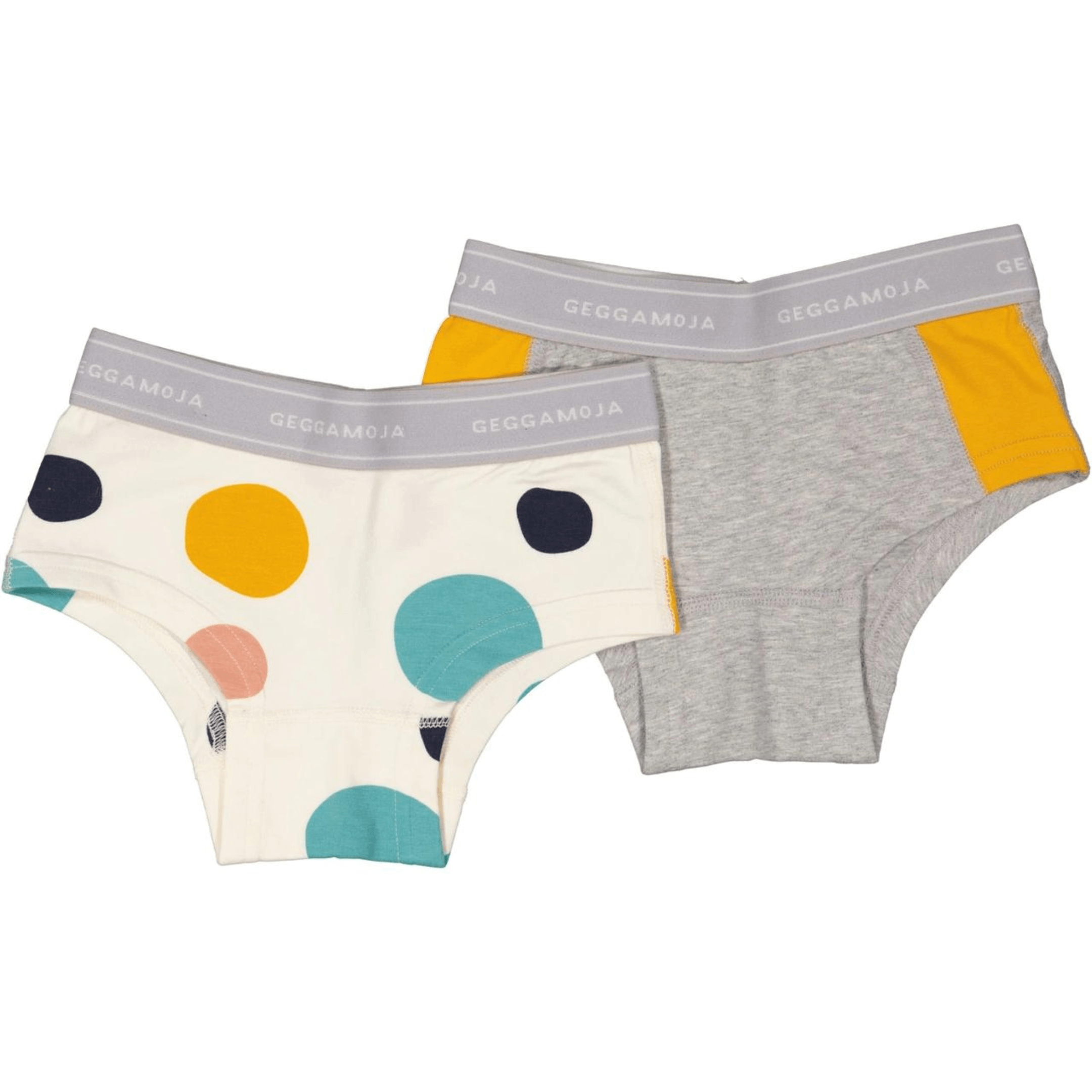 Dětské dívčí kalhotky z bambusu 2ks v balení Dots Geggamoja Velikost: 122/128