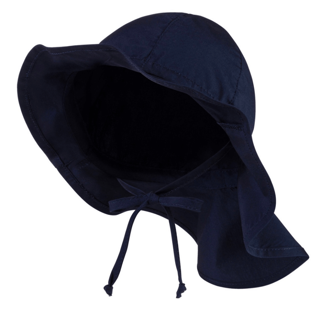 Dětský UV klobouk flapper plátno UV50+ barva modrá STERNTALER Velikost: 43cm