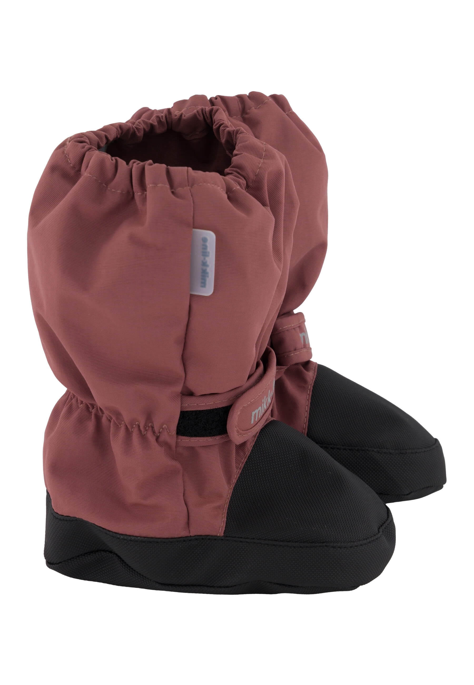 Nepromokavé větru a vodě odolné capáčky s vyztuženou protiskluzovou podrážkou Rose Brown Mikk-line Velikost: 86