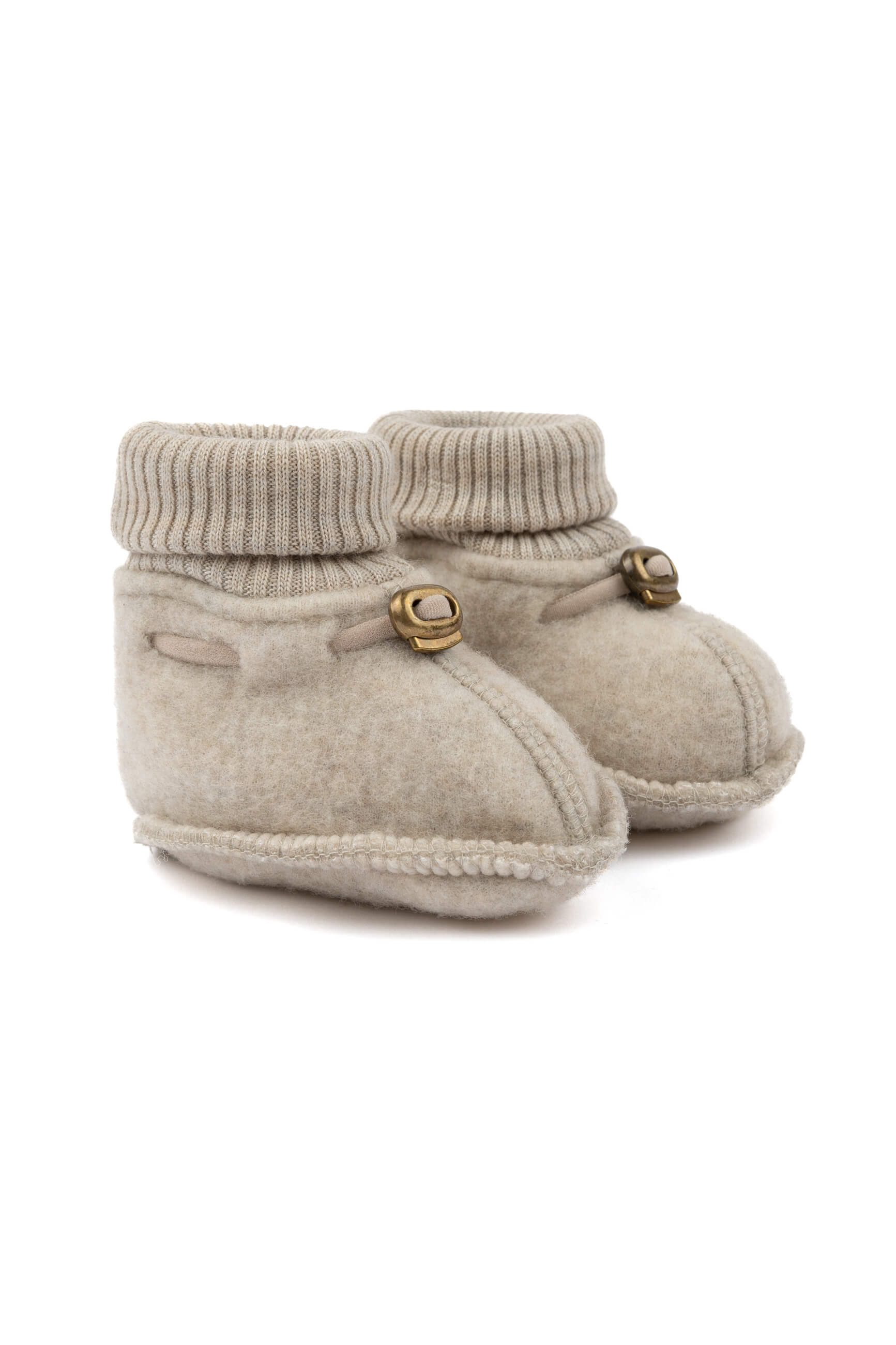Dětské merino capáčky Melange Offwhite Mikk-Line Velikost: 74/80