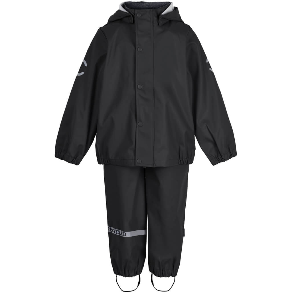 Dětská nepromokavá souprava do deště Black Mikk-Line Velikost: 122