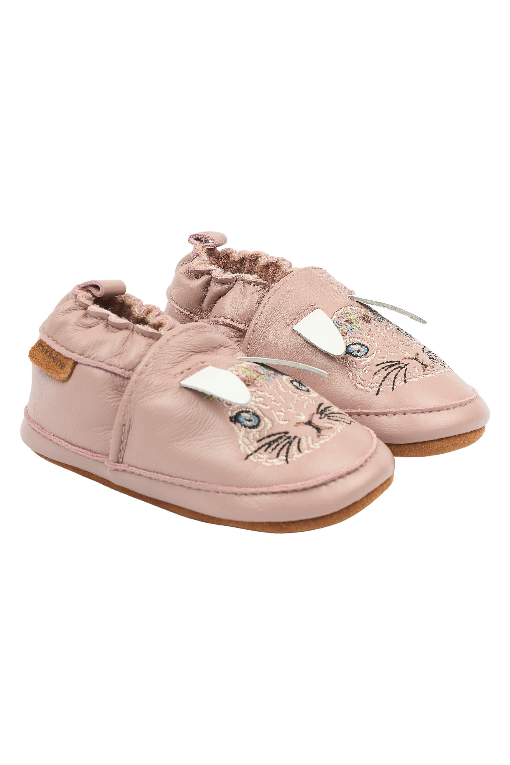 Dětské bačkůrky (capáčky) kožené Adobe Rose Mikk-Line 2001ML Velikost: 18-24m