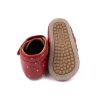 Dětské kožené bačkůrky se suchým zipem pro první krůčky Heart Pom Pom® Beginners™