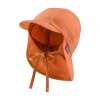 Dětský UV klobouk s plachetkou plátno UV 50+ (Bio) barva cihlová 865 STERNTALER