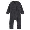 Merino overal na zip bez kapuce ohrnovací šedý Anthracite Melange Mikk-Line NOOS