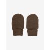 Rukavice z merino vlny hnědé Rain Drum Melange Fixoni