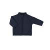 Cardigan z merino vlny pro děti modrý navy Smallstuff