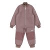 Dětský termo set do deště Duvet s fleecovou podšívkou Mikk-Line - Twilight Mauve