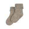 Dětské merino ponožky MP70 Minipop - hnědé Brown Melange