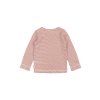 Dětské triko s dlouhým rukávem z merino vlny PETIT PIAO - růžové Nostalgic Rose/Dark Off White