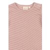 Dětské triko s dlouhým rukávem z merino vlny PETIT PIAO - růžové Nostalgic Rose/Dark Off White