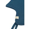 Zavazovací čepička z merino vlny Bonnet Petit Piao - modrá Ensign Blue