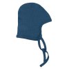 Zavazovací čepička z merino vlny Bonnet Petit Piao - modrá Ensign Blue